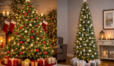 Ce înseamnă un brad artificial de Crăciun tip full comparativ cu unul slim?