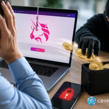 Site fals de Uniswap a drenat aproape 400.000 de dolari din portofele crypto